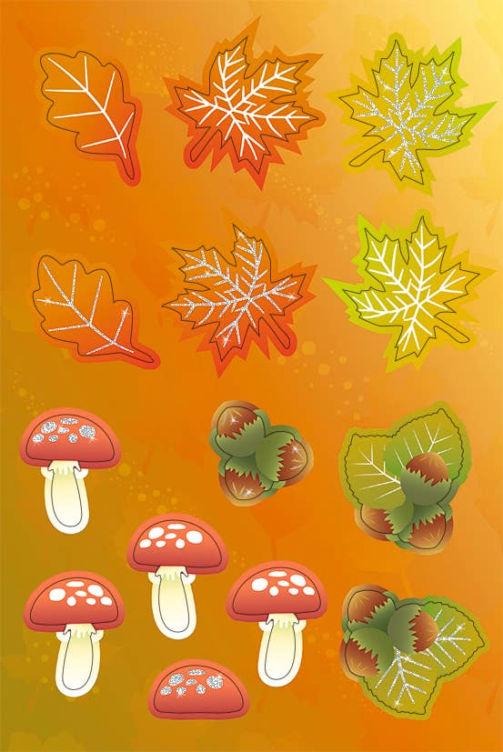 URSUS® / Buntpapierfabrik Ludwig Bähr GmbH & Co. KG – Engroshandel DIY-hobbysæt – Mobile 'Efterårsmagi' – komplet sæt til ophæng på ca. 52 cm3