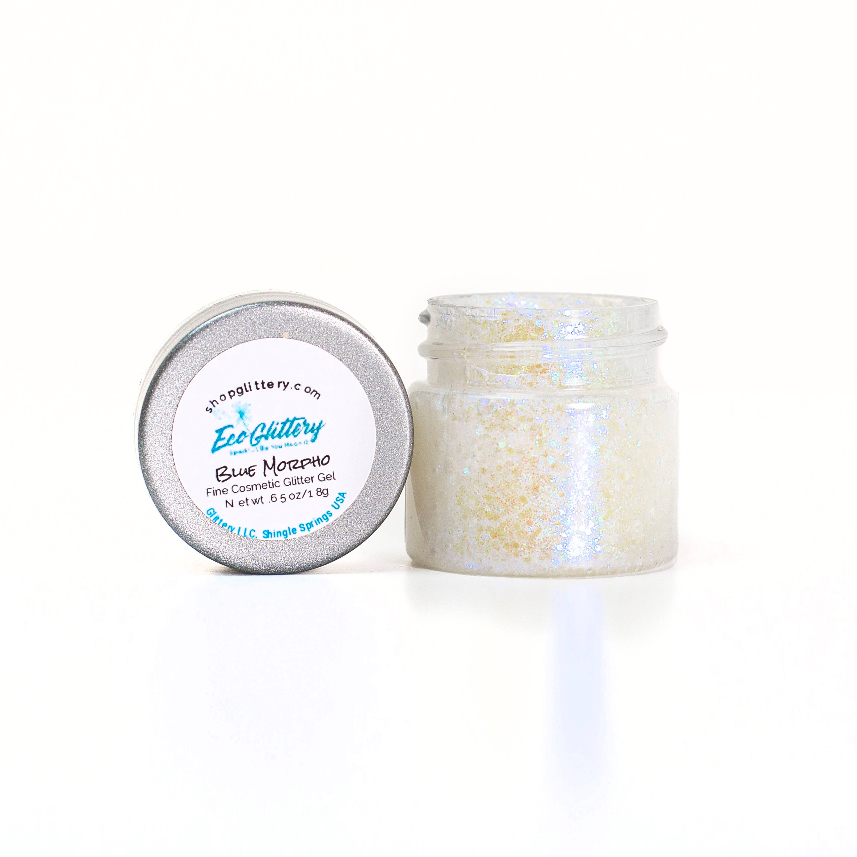 Glittery - Edible, Cosmetic and Biodegradable Glitter Products - Vente Paillettes pour le corps - Coffret mixte de 50 gels pailletés pour visage et corps11