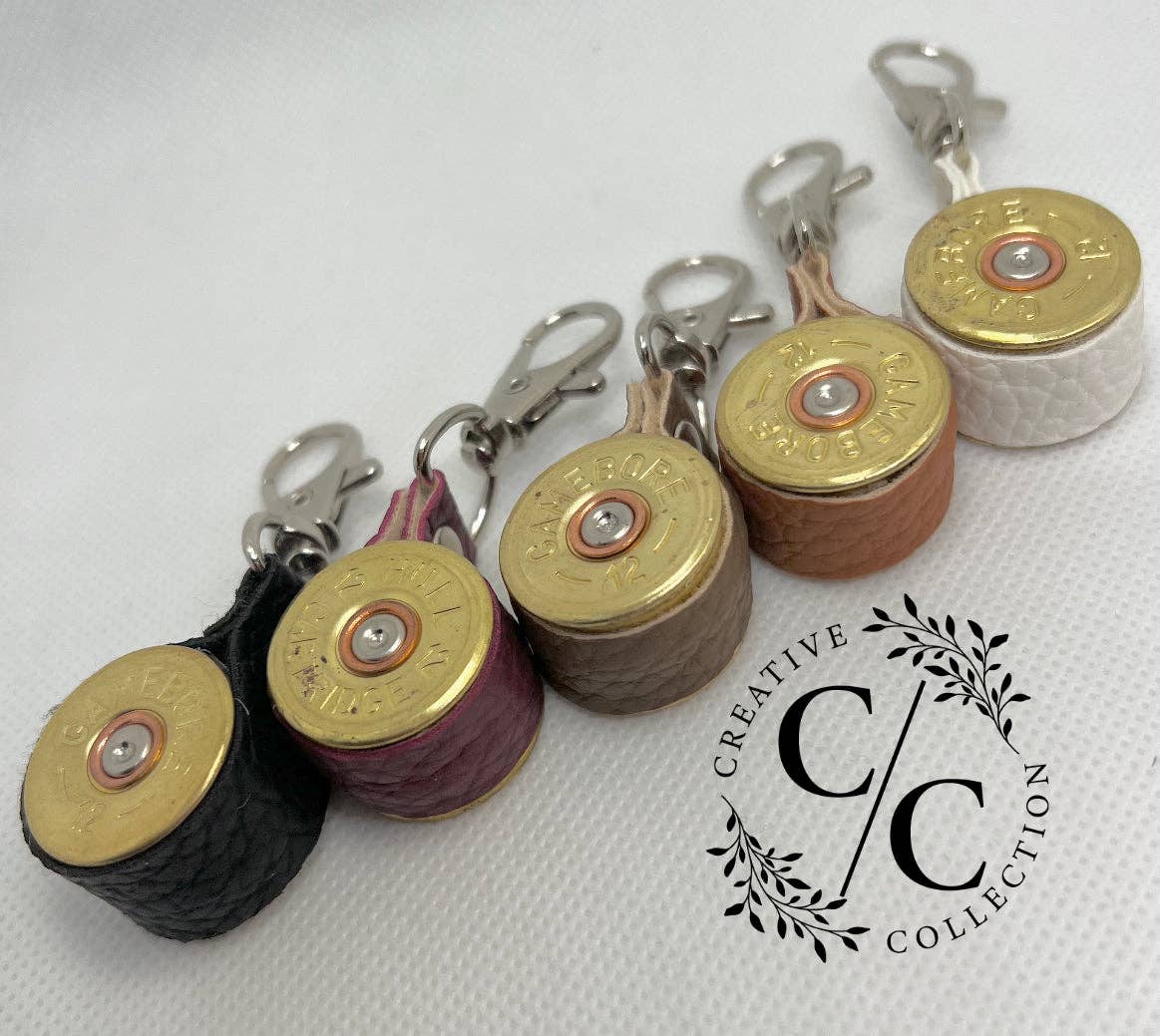 Creative Collection – Engroshandel Nøglering - Unisex – Nøglekæde med skudhylster af læder6