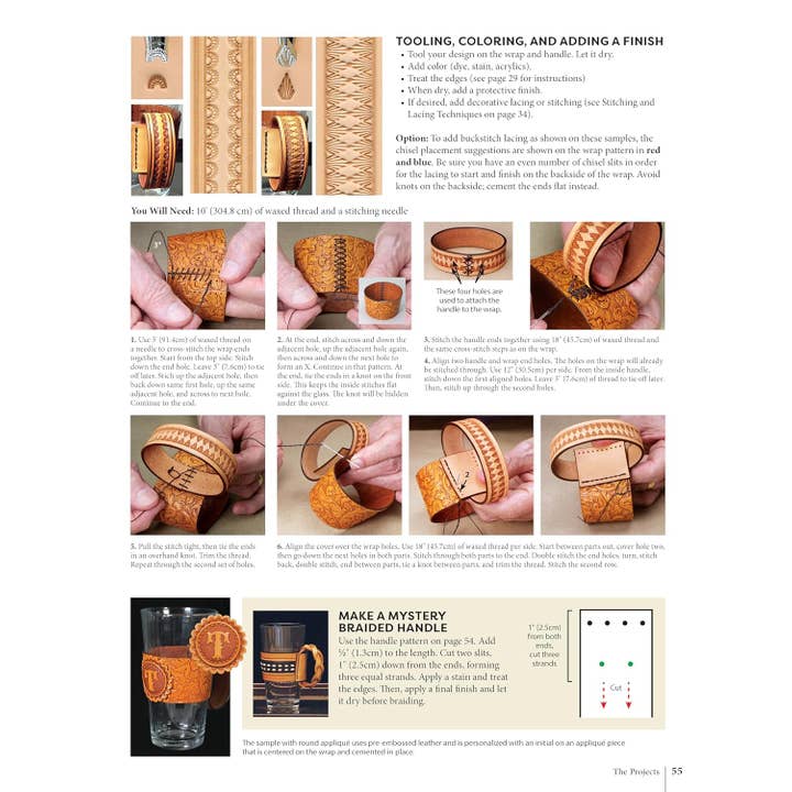 Fox Chapel Publishing - Vente Livre sur l'artisanat, les loisirs créatifs et le bricolage - Projets en cuir - Techniques, modèles et instructions5