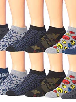 James Fiallo Men's 12-Pairs Performance Low Cut Athletic Sport Socks 2900-12pk for wholesale by Gold Hose LLC