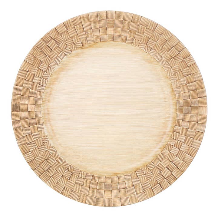 Soria Charger Natural 13" for wholesale by The Royal Standard