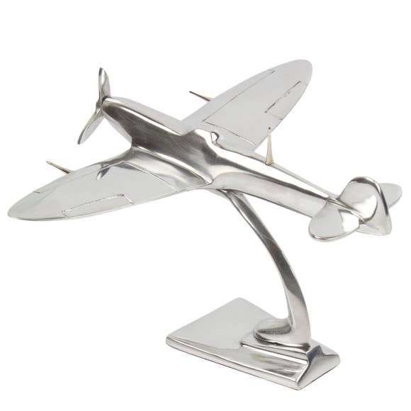 Nauticalia - Wholesale Decorative Tabletop Object - Aluminium Spitfire Sculpture