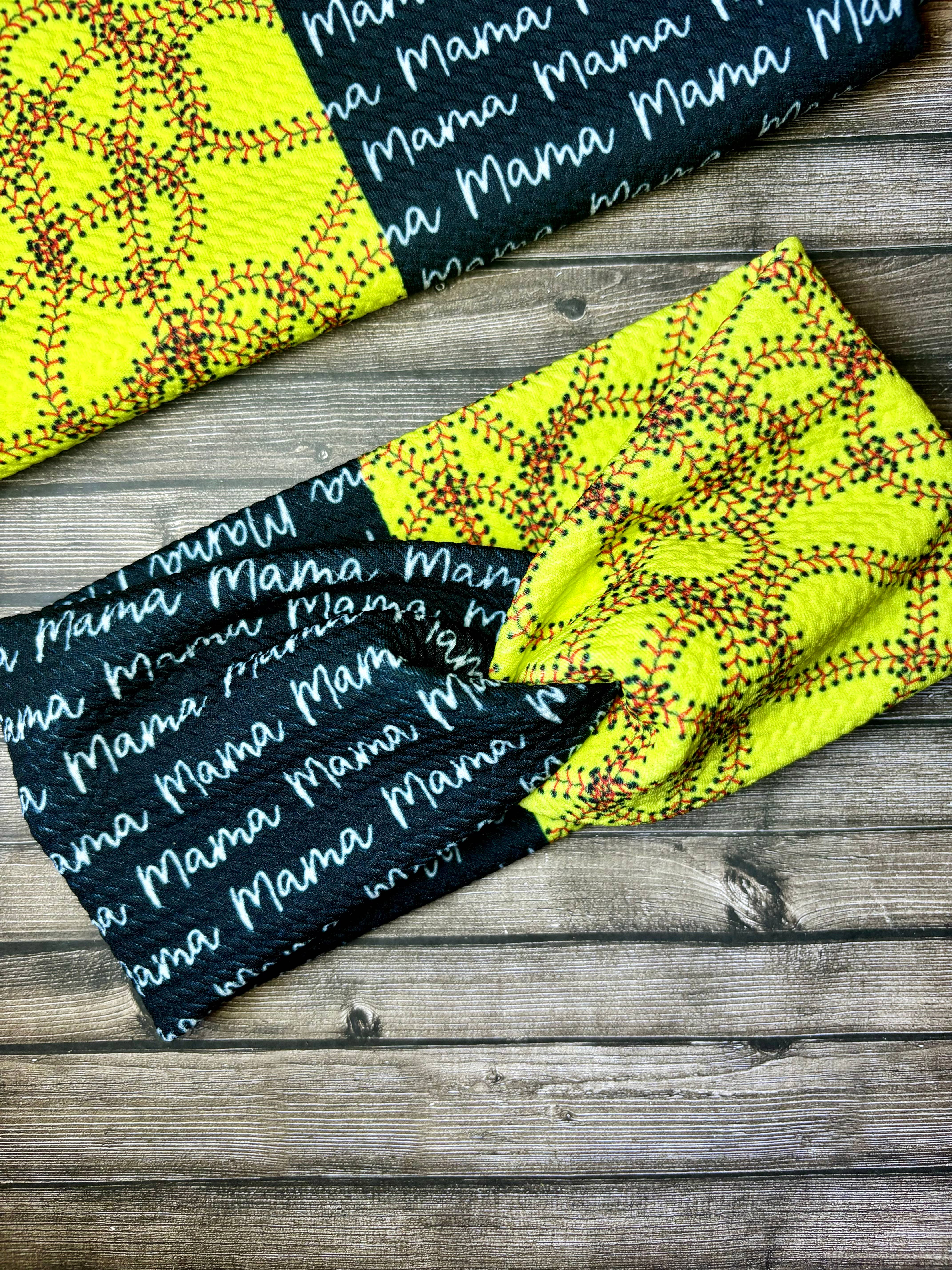 South Coast Sewn – wholesale Fashion headband – women's – Softball Mom Headband3