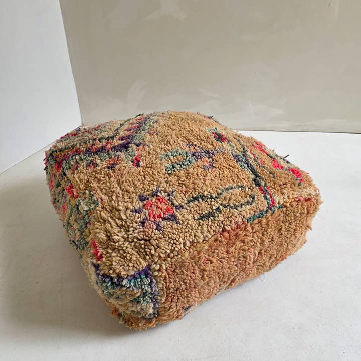 Minda - Wholesale Floor Pillow - Vintage Wool Floor Cushion | Pinks4