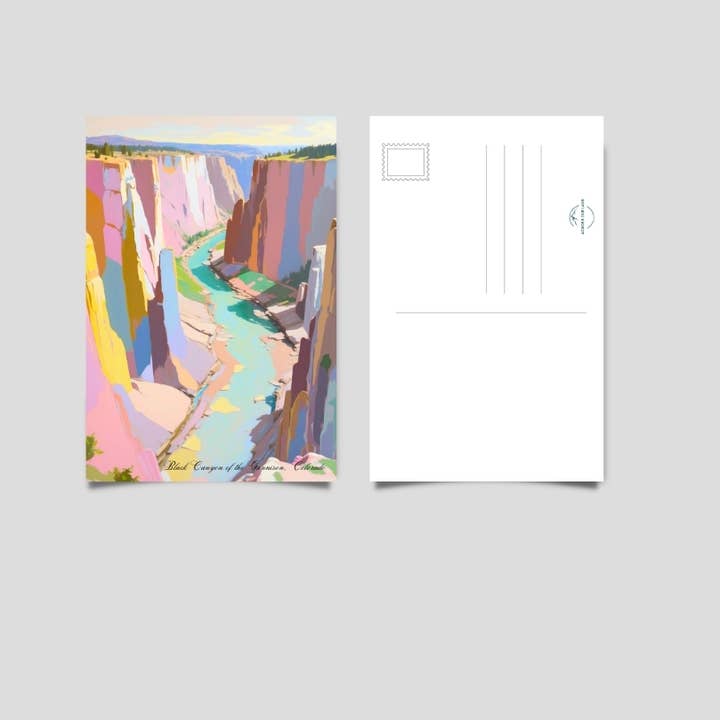 Black Canyon of the Gunnison National Park Postcard for wholesale by Across Our Land