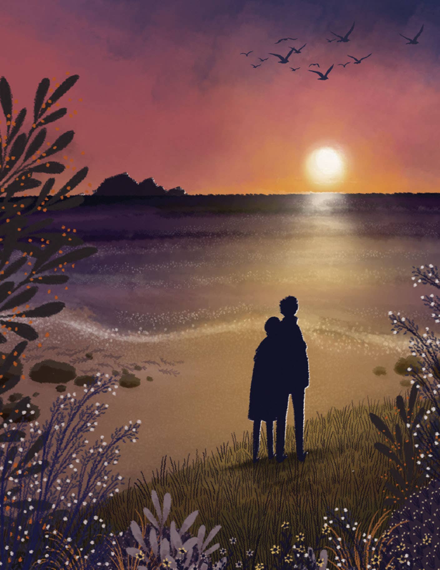 Studio Eleven Papers - Vendita all'ingrosso Biglietti per San Valentino - San Valentino coppia tramonto0