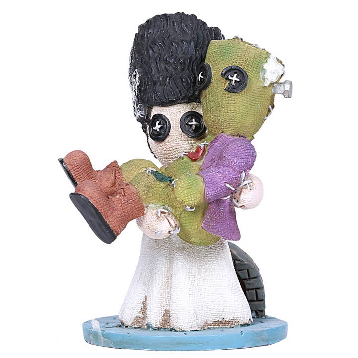 Pacific Trading - Wholesale Decorative Figurine - Pinhead Monster Couples Frankenstein and Bride