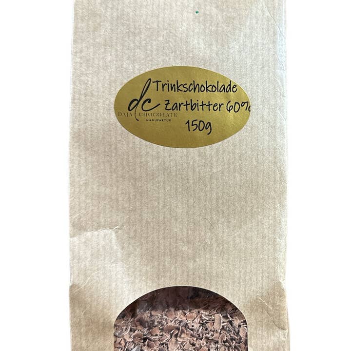 Trinkschoko Zartbitter für den Großhandel von Daja Chocolate