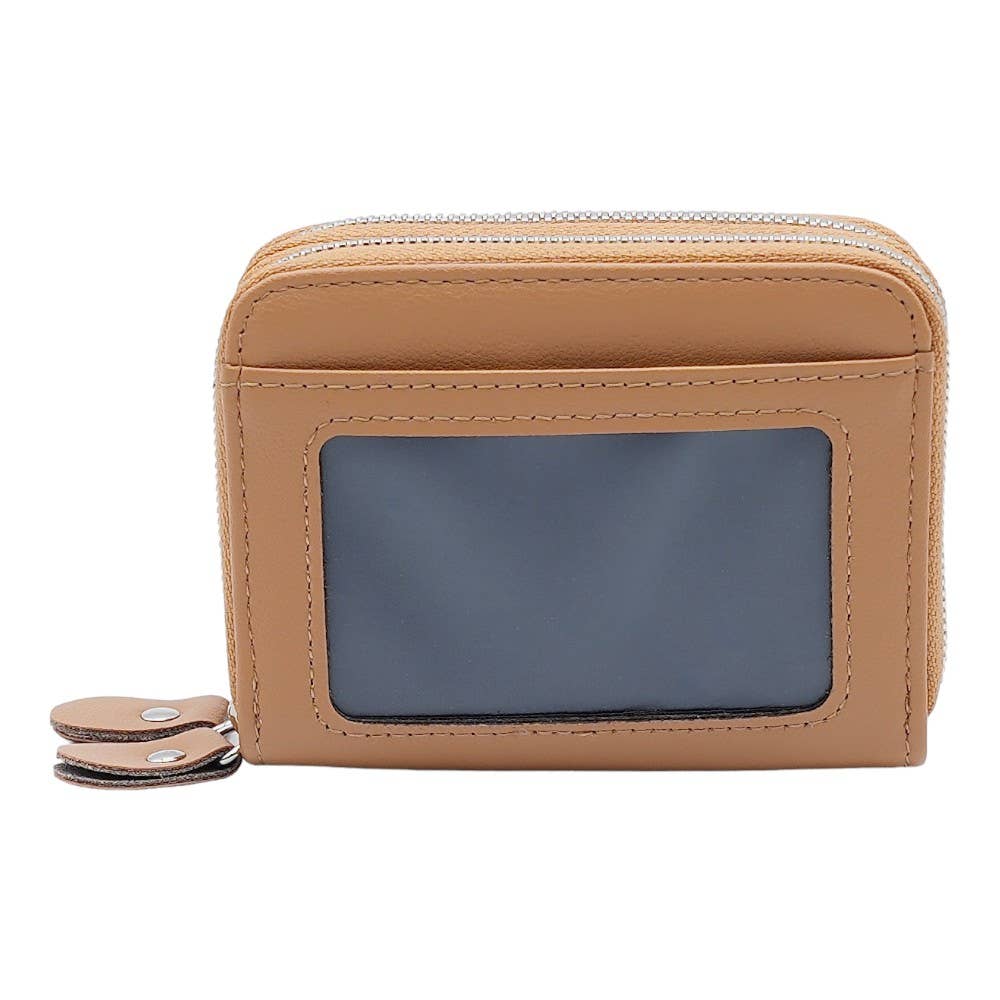 American Leather Goods - Wholesale Wallet - Women's - Leather Credit Card Holder with Zipper, Wallet for Women27