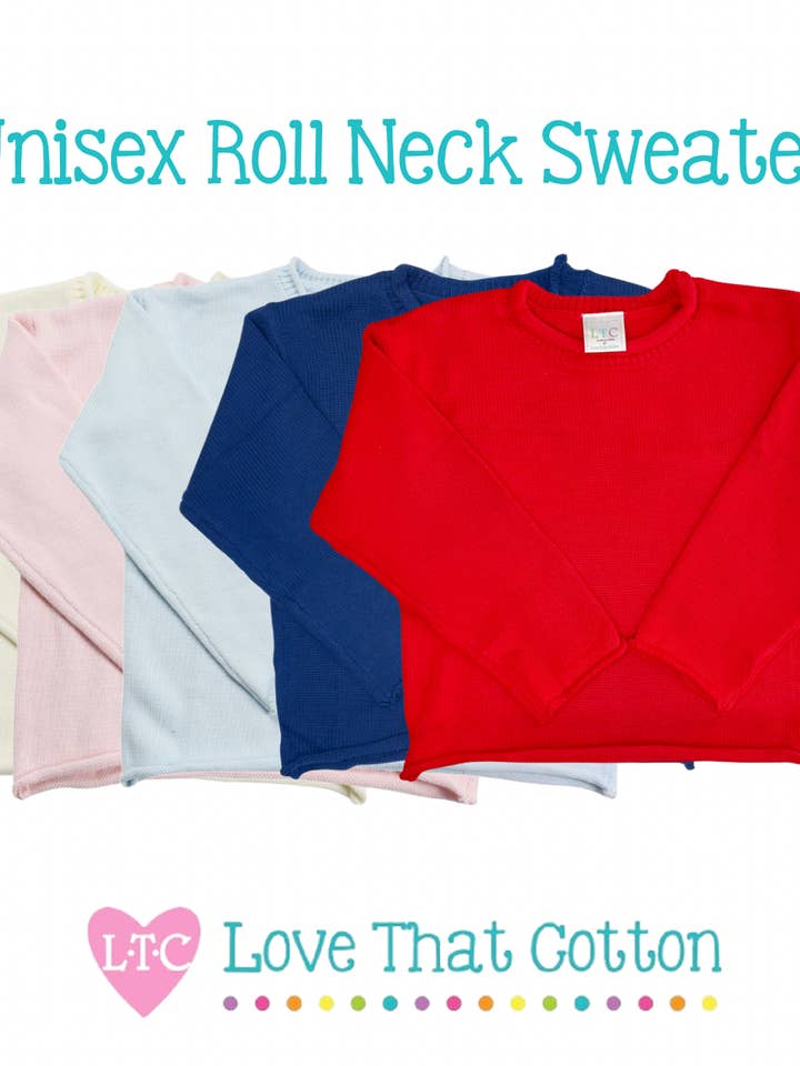 Jersey Unisex de Cuello Alto para venta al por mayor de Love That Cotton