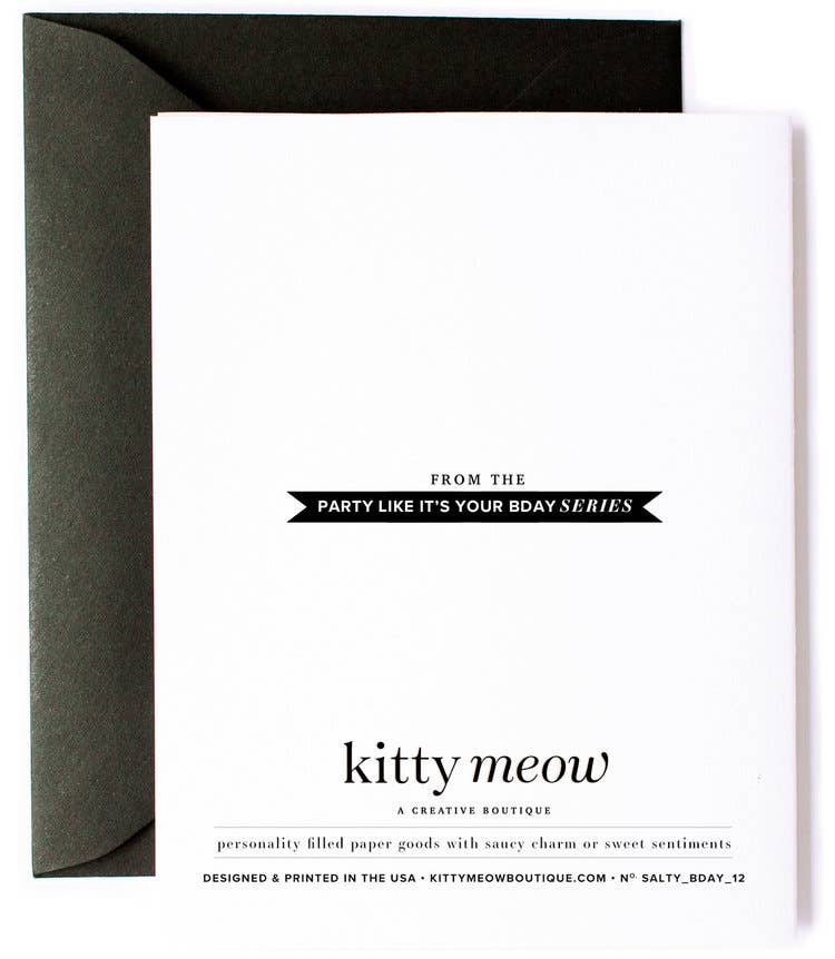 Kitty Meow Boutique - Wholesale Birthday Card - Bosom Buddy Funny Birthday Card - Witty Greeting Card2