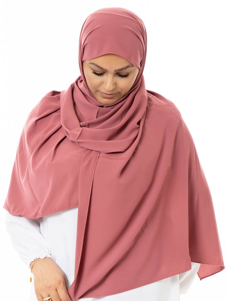 Hijab de seda Medina ME 011 Terracota por atacado de Sultana.R