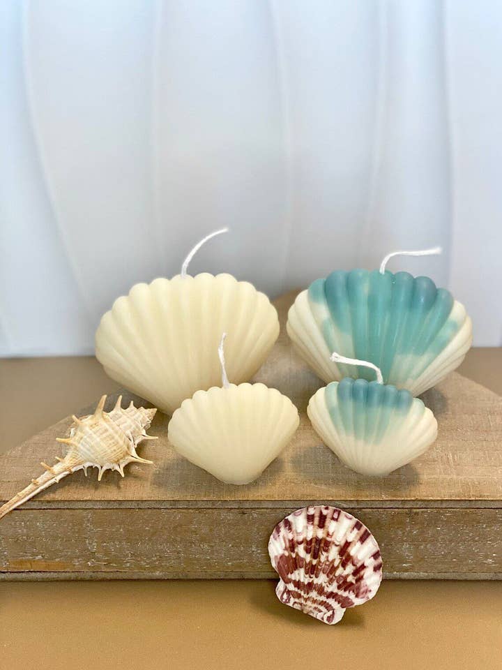Handmade Soy Wax Shell Candles - Unique Eco-Friendly Decor with Soy Wax Shell Handmade Candles for wholesale by Crazy About Candles