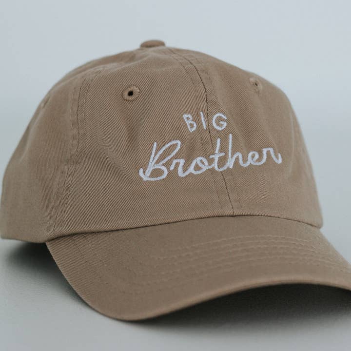 Gladfolk - Wholesale Baseball Cap - Kids - Big Brother Khaki Twill Hat • Boys Cap for New Brothers4