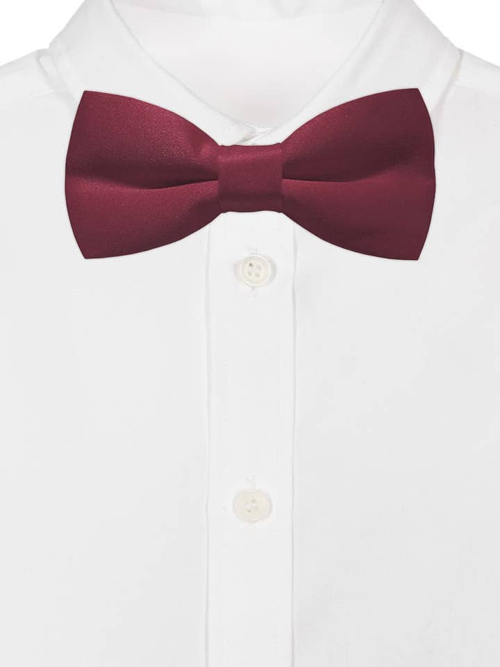 CLASSIC GARNET BOY'S BOW TIE for wholesale by Josvil