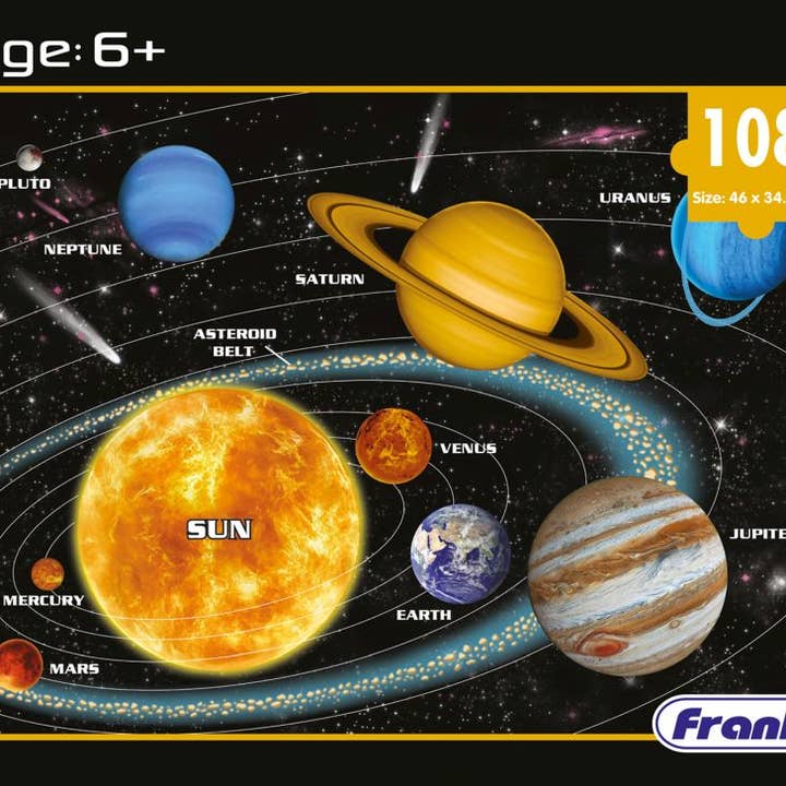 Bobangles - Wholesale Puzzle – Child - Frank Educational Puzzle - Solar System0