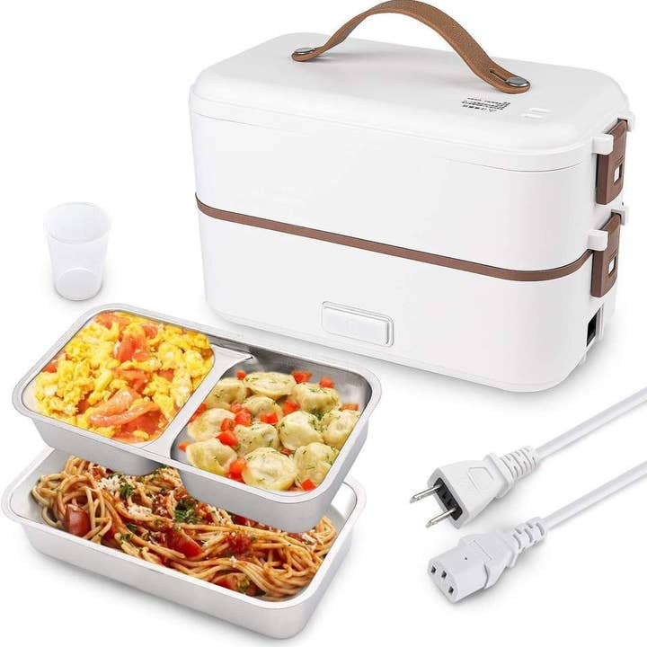 VIGOR - Vente Sac/boîte repas - Boîte à lunch chauffée, boîte à lunch électrique à cuisson automatique, 800 ml, par