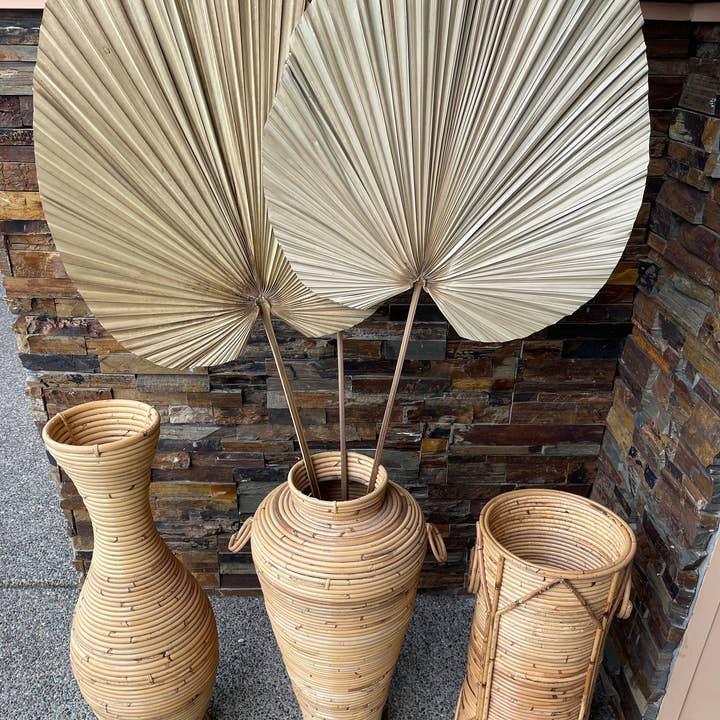 RATTAN FLOOR VASES, Bamboo Floor Vases, Tall Floor Vases, Wood Floor Vases for wholesale by baligood