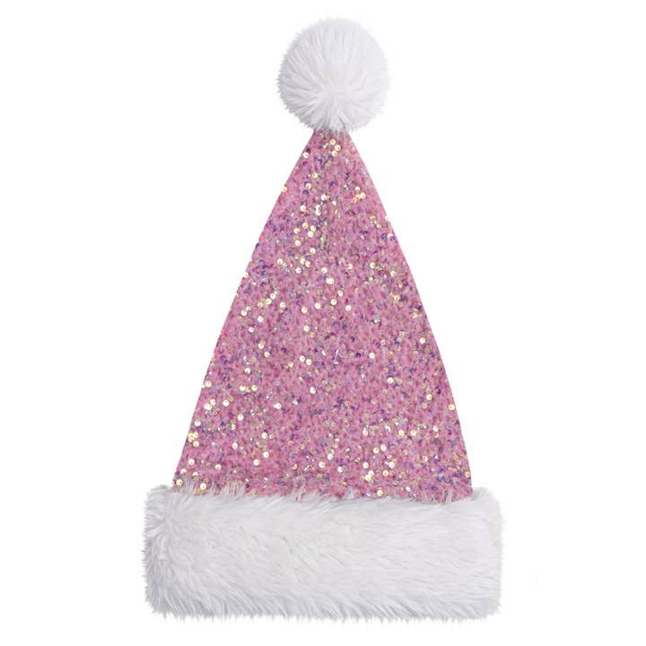 GEXWORLDWIDE - Wholesale Santa Hat - Shiny Christmas Hats Adult-Sized Festive Accessories4