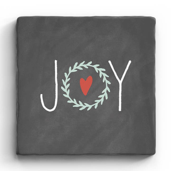 Joy - Marmor Coaster (jul) for engroshandel hos Paisley & Parsley