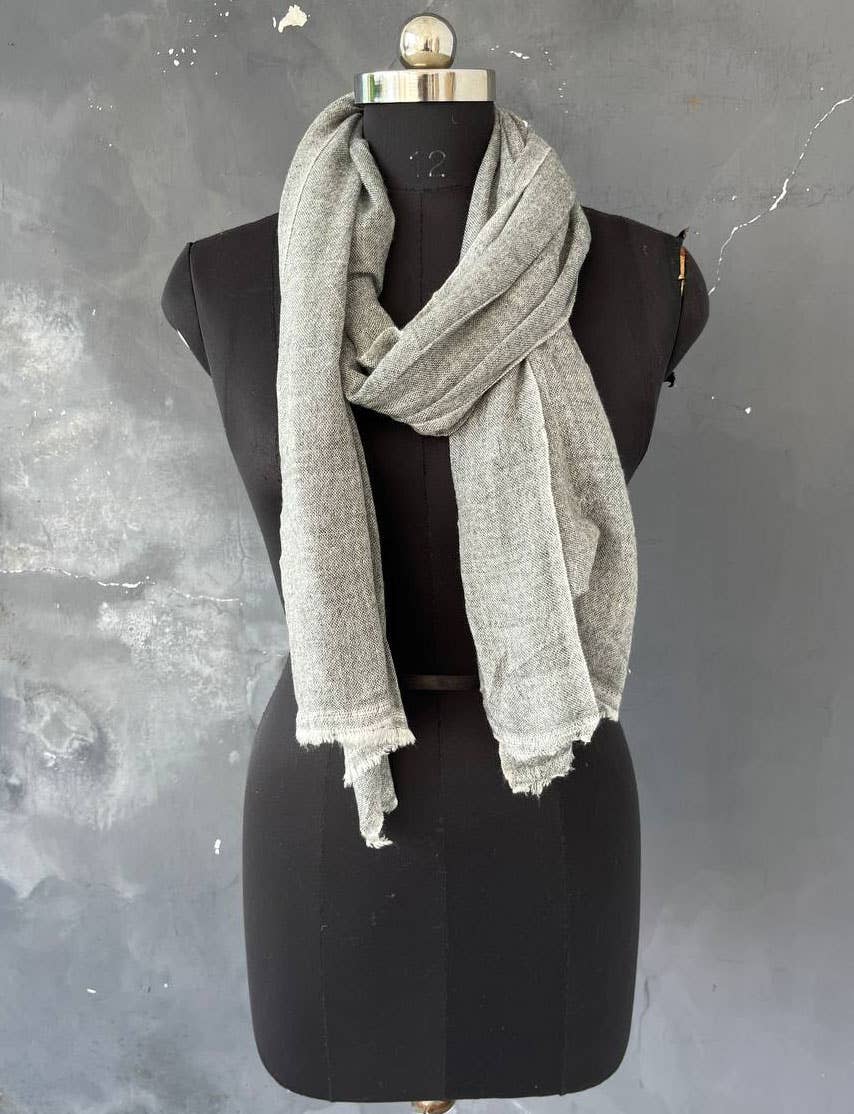 Bhawana Handicrafts - Wholesale Sjaal - Dames - Sjaal Sjaal van wol en zijde, bruiloftssjaal, handgeweven stola4