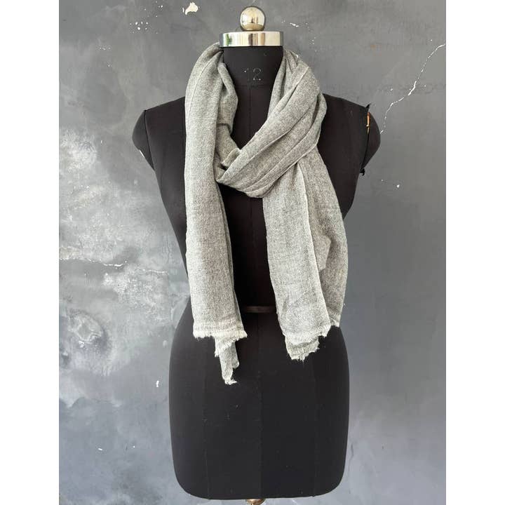 Bhawana Handicrafts - Wholesale Sjaal - Dames - Sjaal Sjaal van wol en zijde, bruiloftssjaal, handgeweven stola4