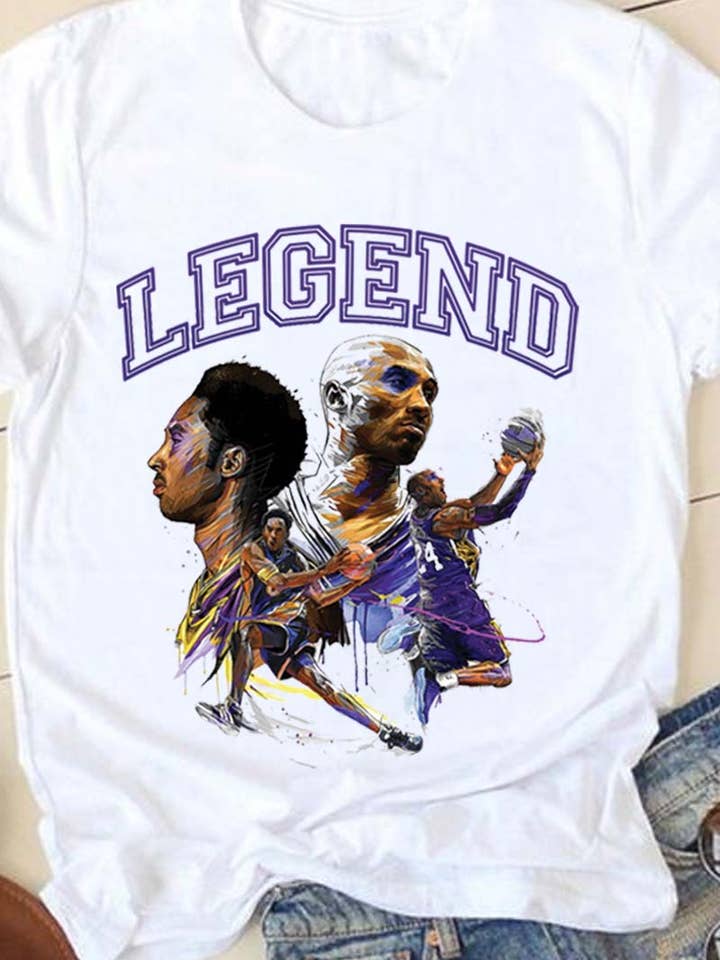 M8087 LEGEND T-shirt met grafische print voor wholesale door HARANG