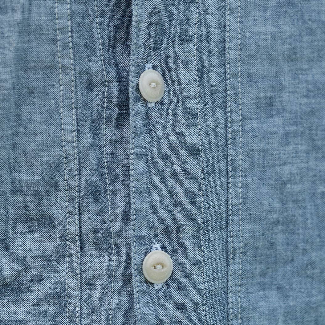 Yarmouth Oilskins - Vente Chemise à col boutonné – homme - Chemise The Deck - Chambray2