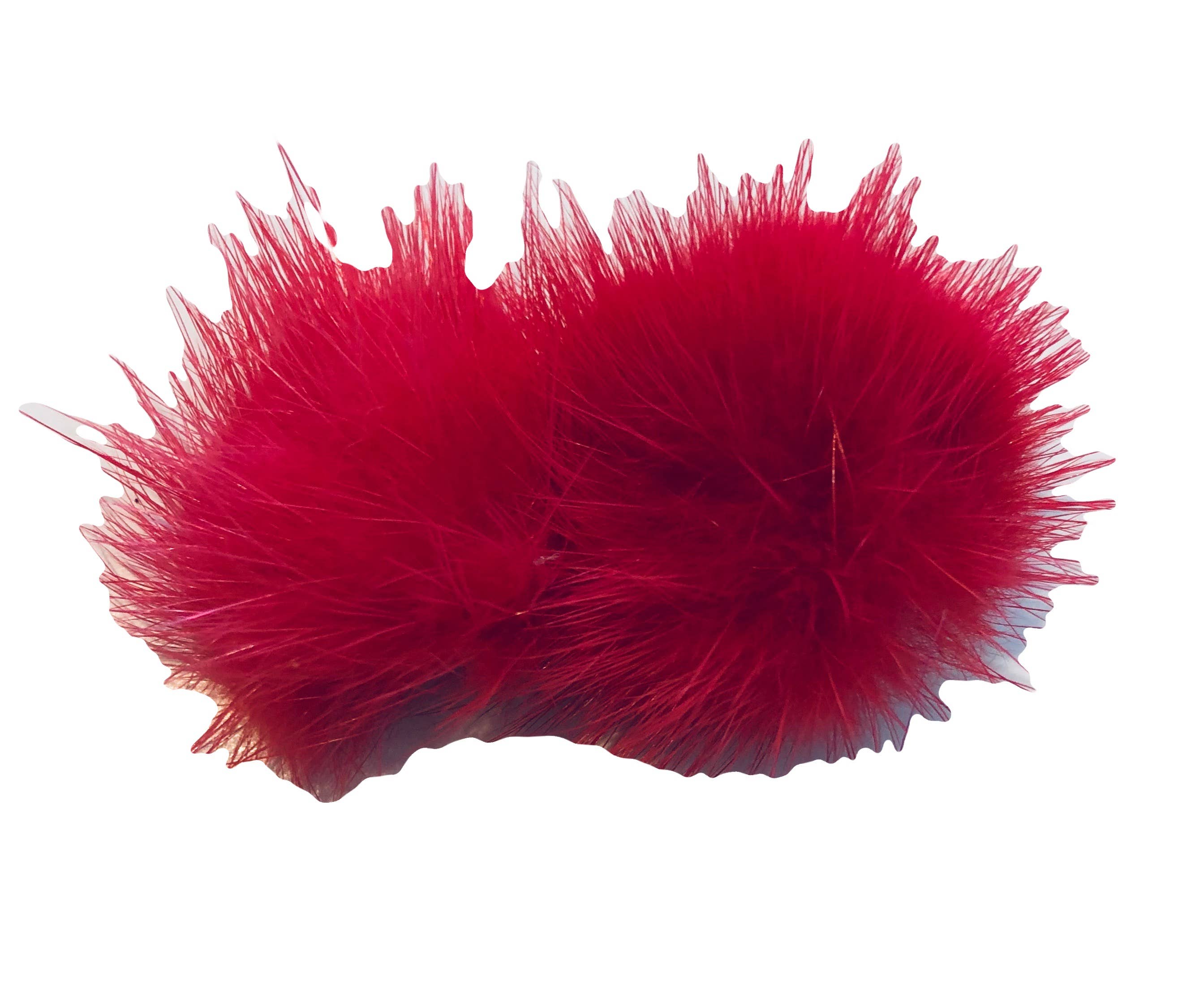 Sparkle Sisters by Couture Clips - Wholesale Hair Clip - Kids - Mink Pom Poms Hair Clips0