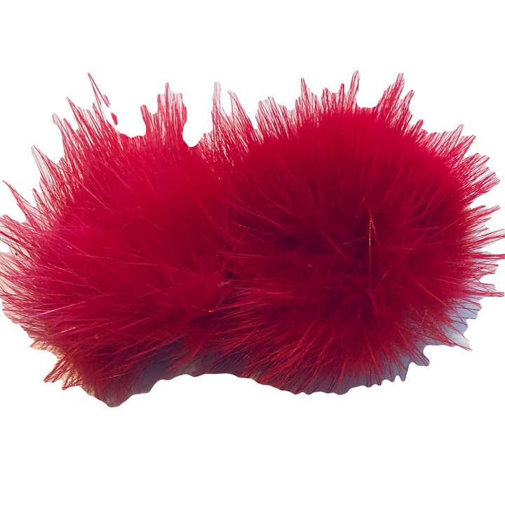 Sparkle Sisters by Couture Clips - Wholesale Hair Clip - Kids - Mink Pom Poms Hair Clips