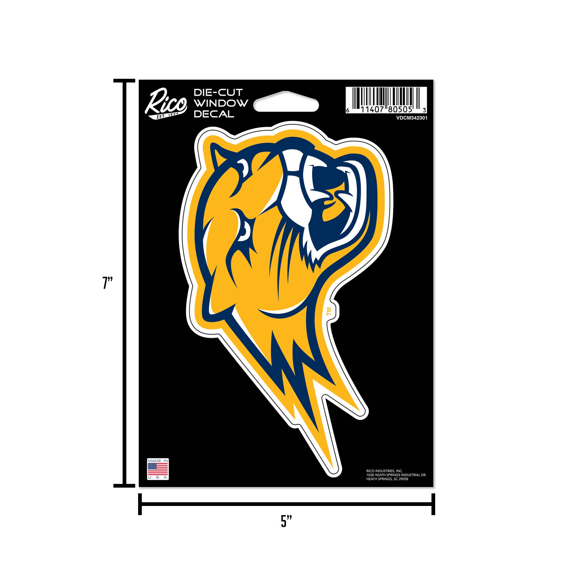 Rico Industries - Wholesale Car Decorative Charm - Unisex - NCAA  Averett Cougars  Medium Die Cut Decal5