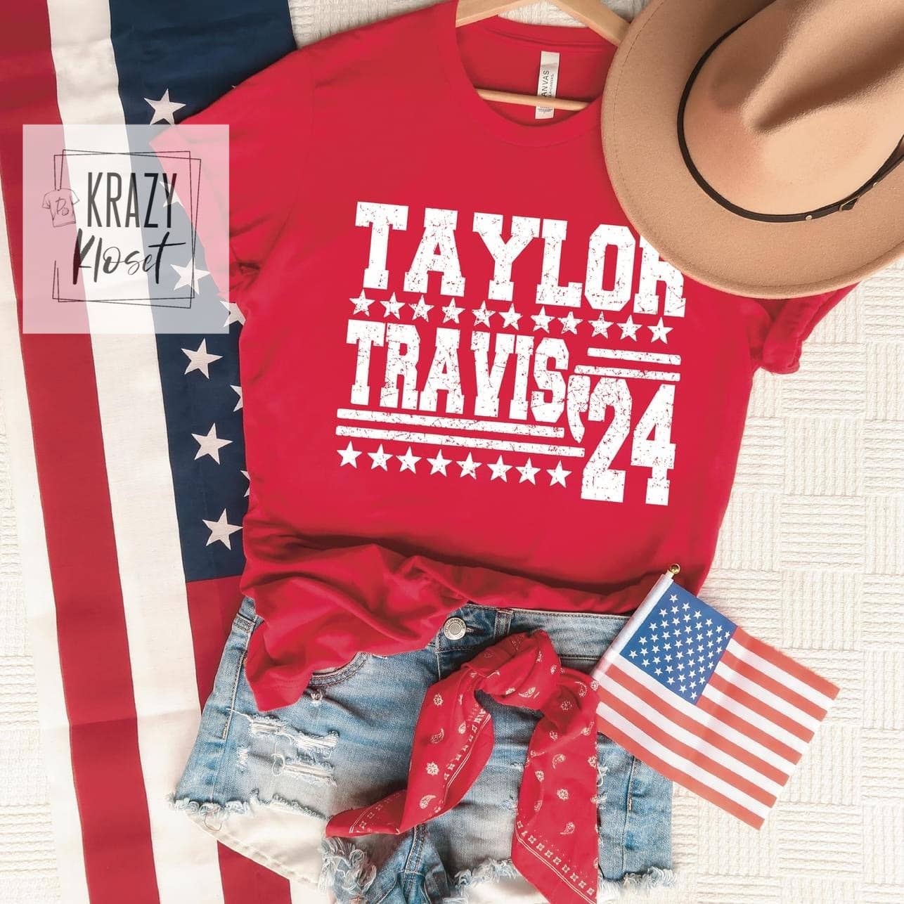 Krazy Kloset - Vente T-shirt sérigraphié – femme - Taylor Travis 24 ans0