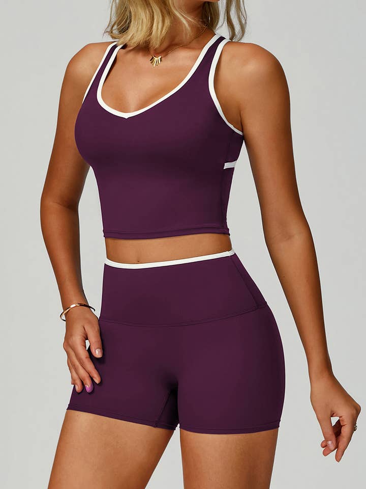 Crave by FW - Wholesale Athletic Top - Women's - V Neckline Racerback Sports Tank Top6