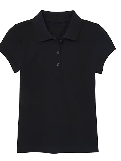 Galaxy By Harvic - Vente T-shirt – enfant - Polo à manches courtes en piqué extensible pour fille0
