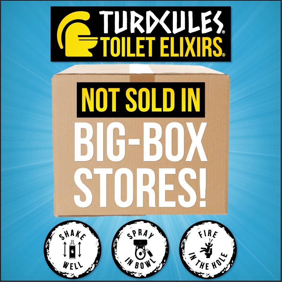 Turdcules Toilet Elixirs (Toilet Deodorizer) - Wholesale Toilet Spray - There's Somethin' Brewing Toilet Elixir (Toilet Spray)1
