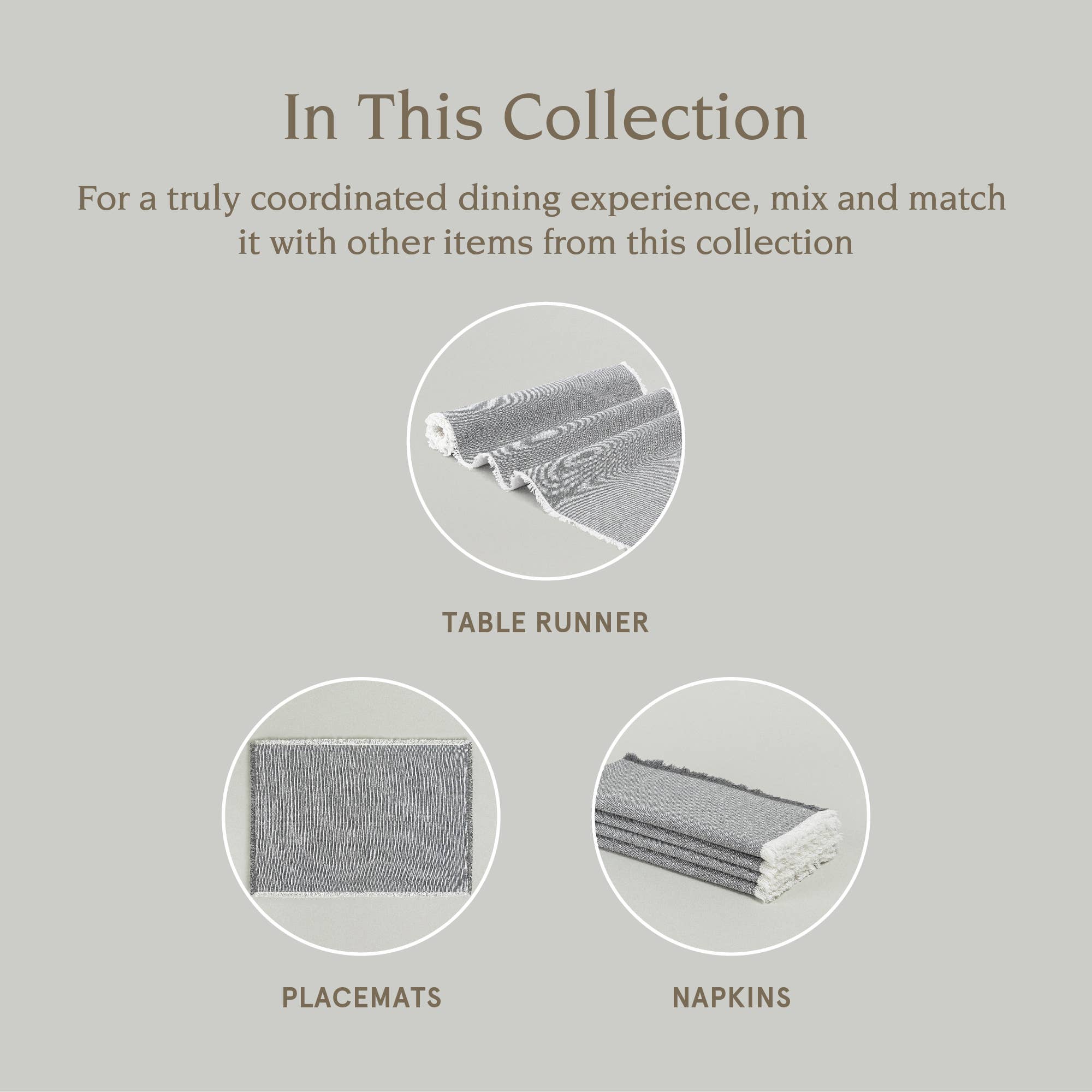 over&back - Wholesale Dinner & Cloth Napkin - Frayed Chambray Napkins – Set of 49