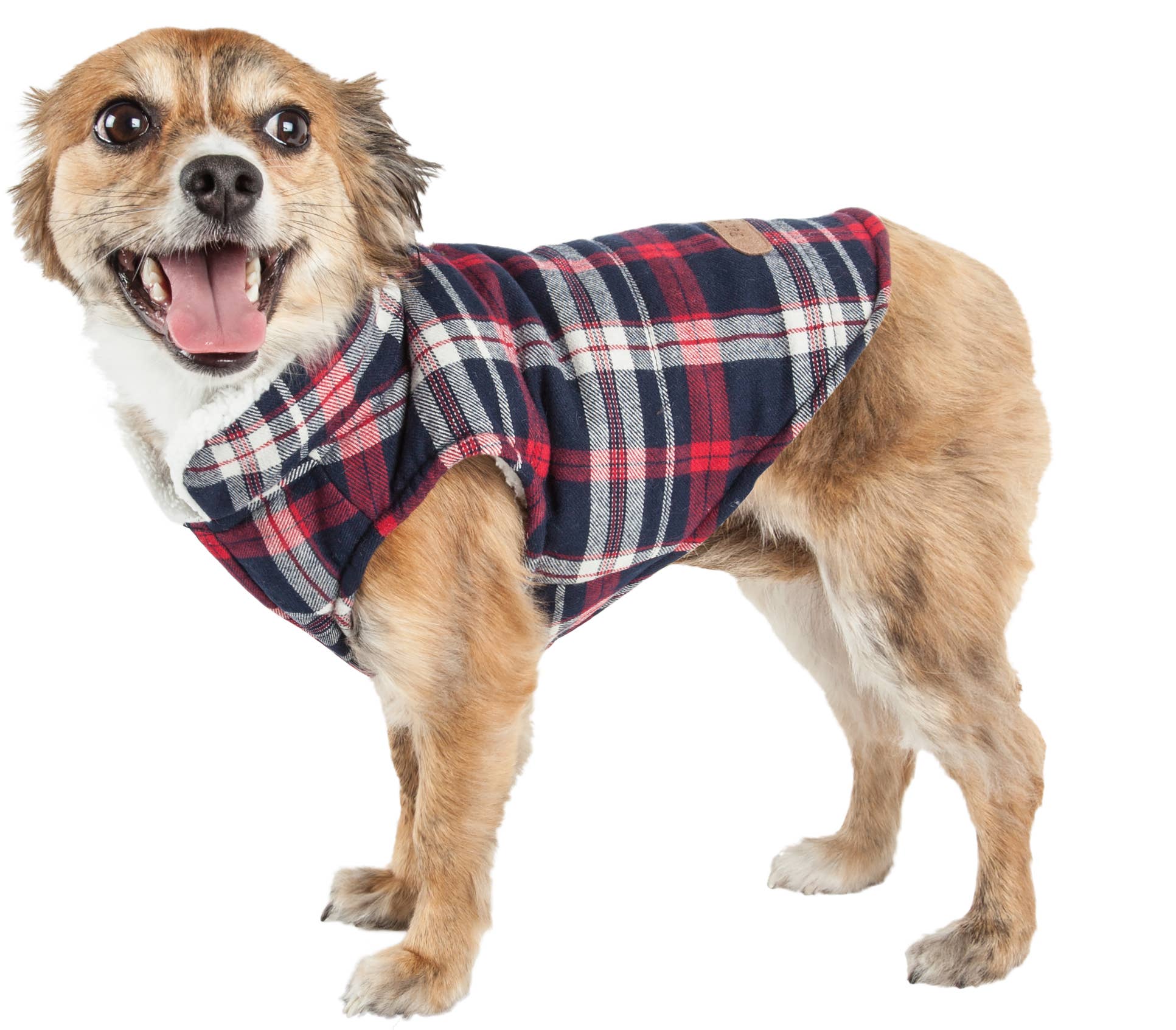 Pet Life - Venta al por mayor Abrigo - Perros - Abrigos clásicos para perros sherpa de la colección Plaid de Pet Life®, paquete de 306