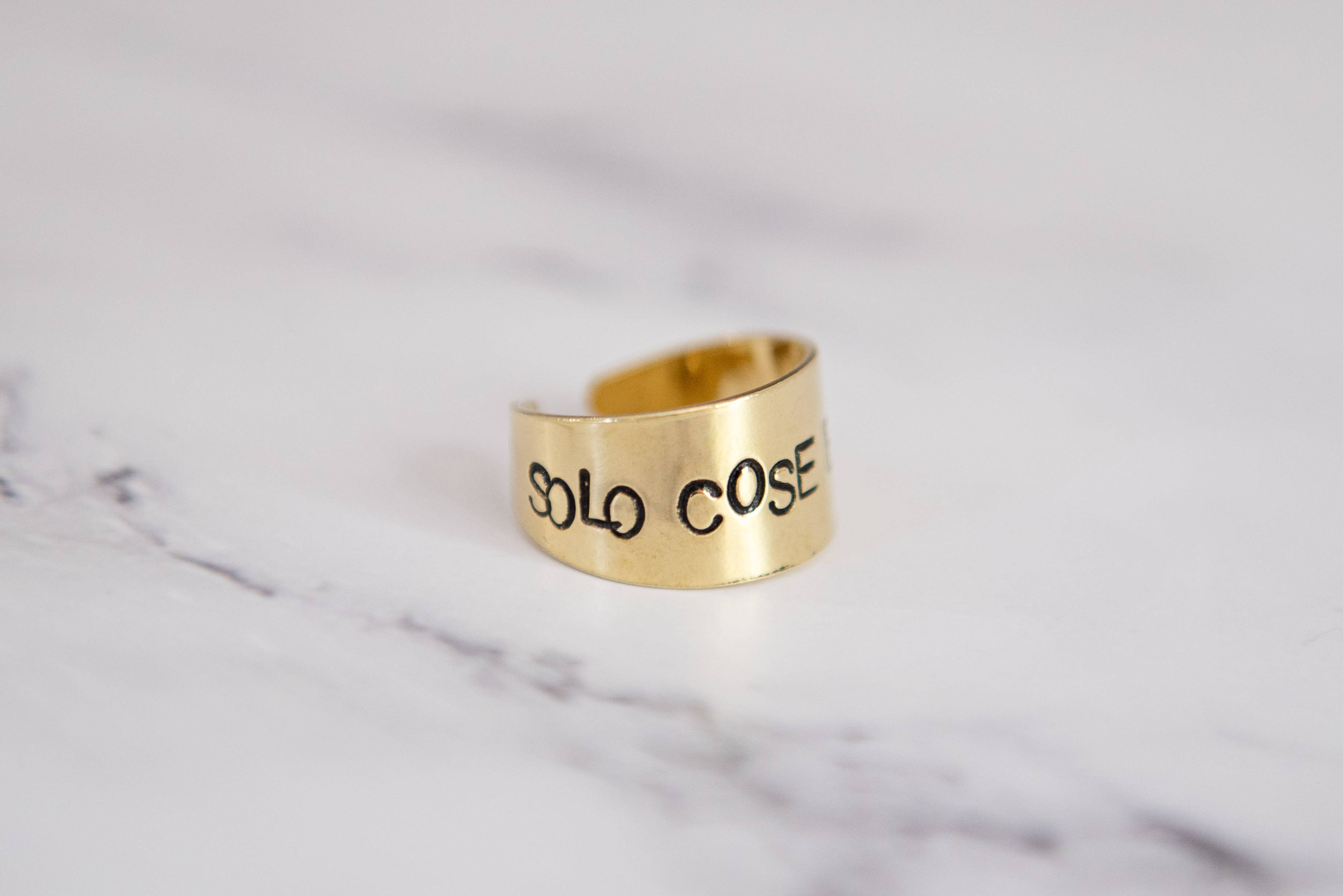 Loti jewels - Wholesale Band/Stacked Ring - LEA RING IN BRASS WITH ENGRAVING8
