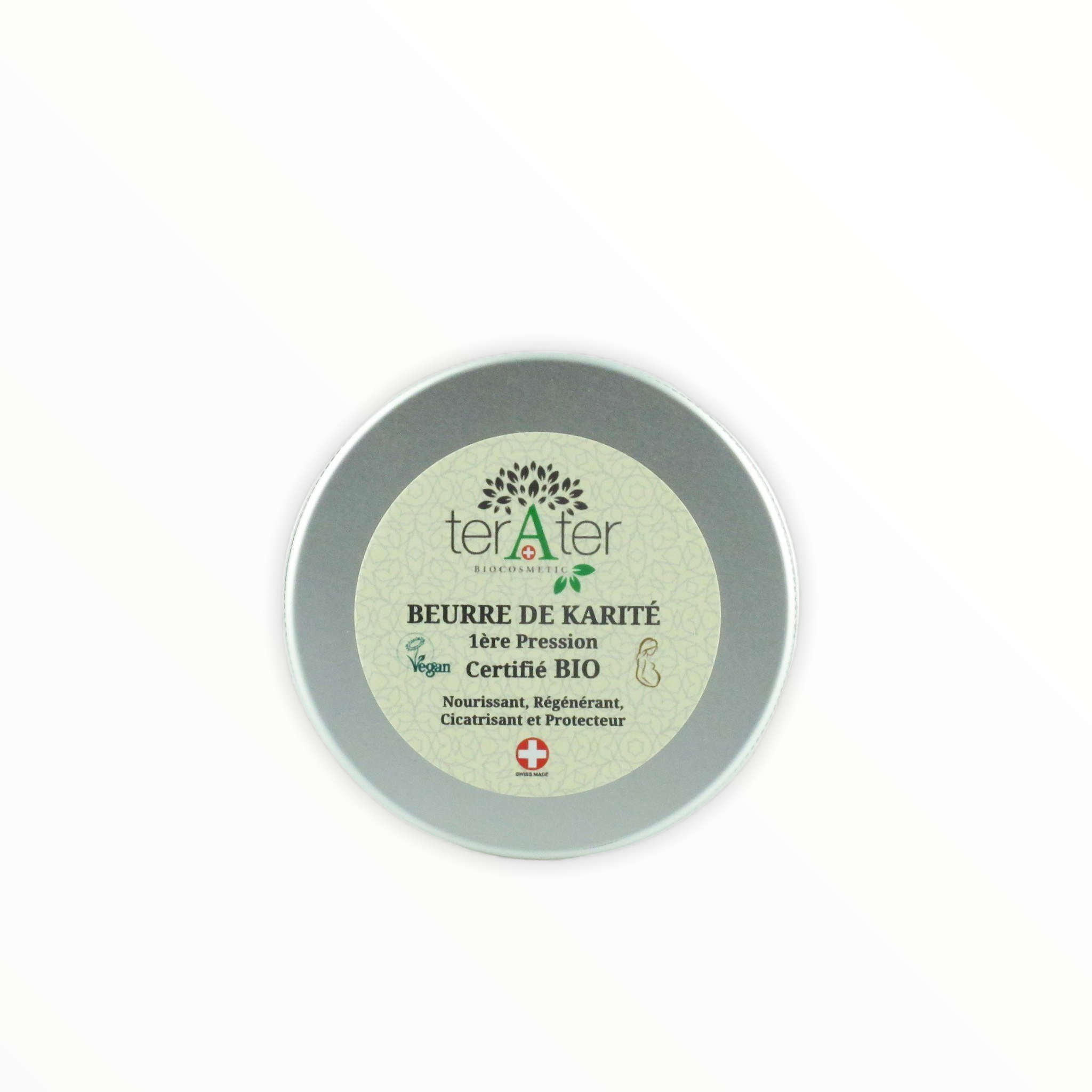 terAter Biocosmetics – wholesale Kroppsbalsam/Smör – Ekologiskt rå sheasmör för ansikte, kropp och hår0