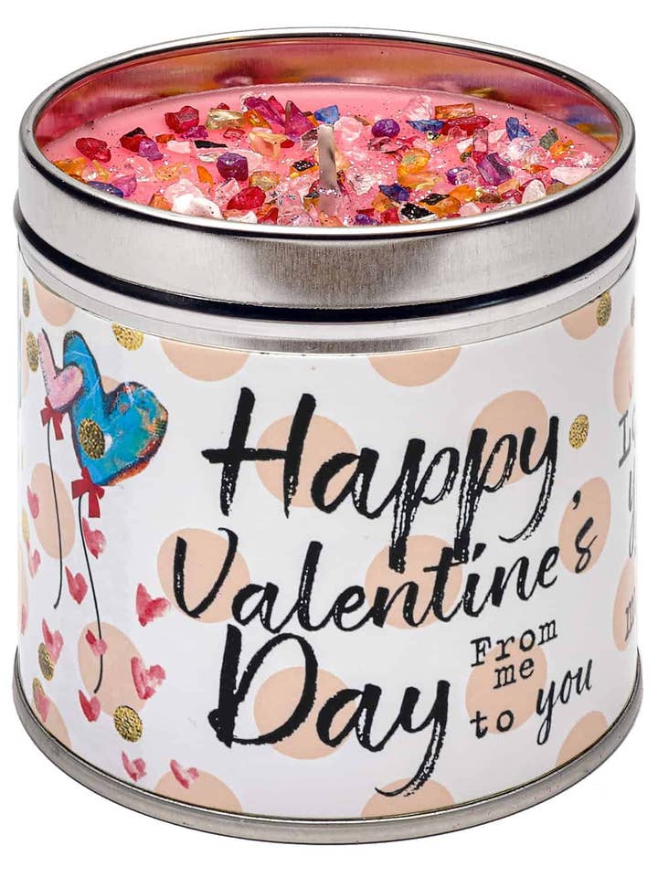 JUST BECAUSE CANDLES – HAPPY VALENTINE’S DAY for wholesale by Best Kept Secrets