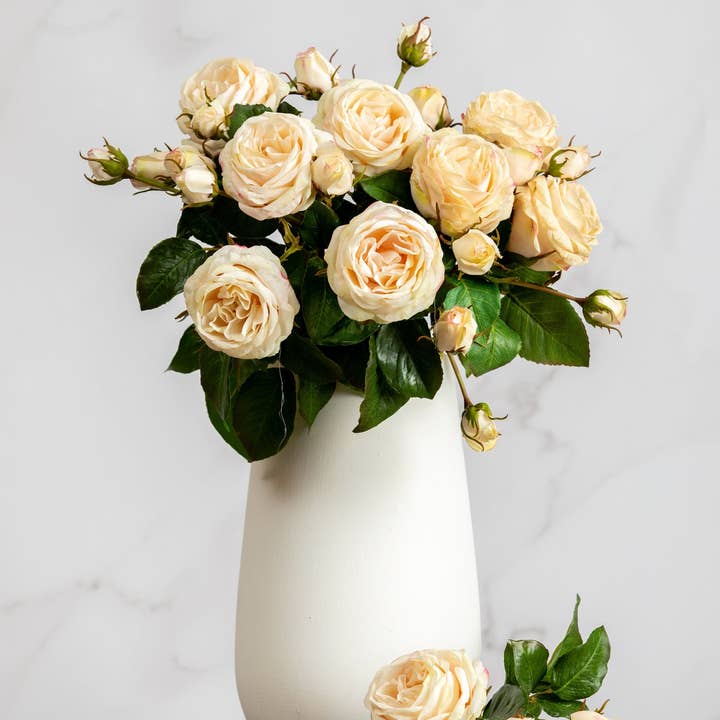 Prestige Botanicals - Wholesale Artificial Flowers - Real Touch Pink Rose 21.5"