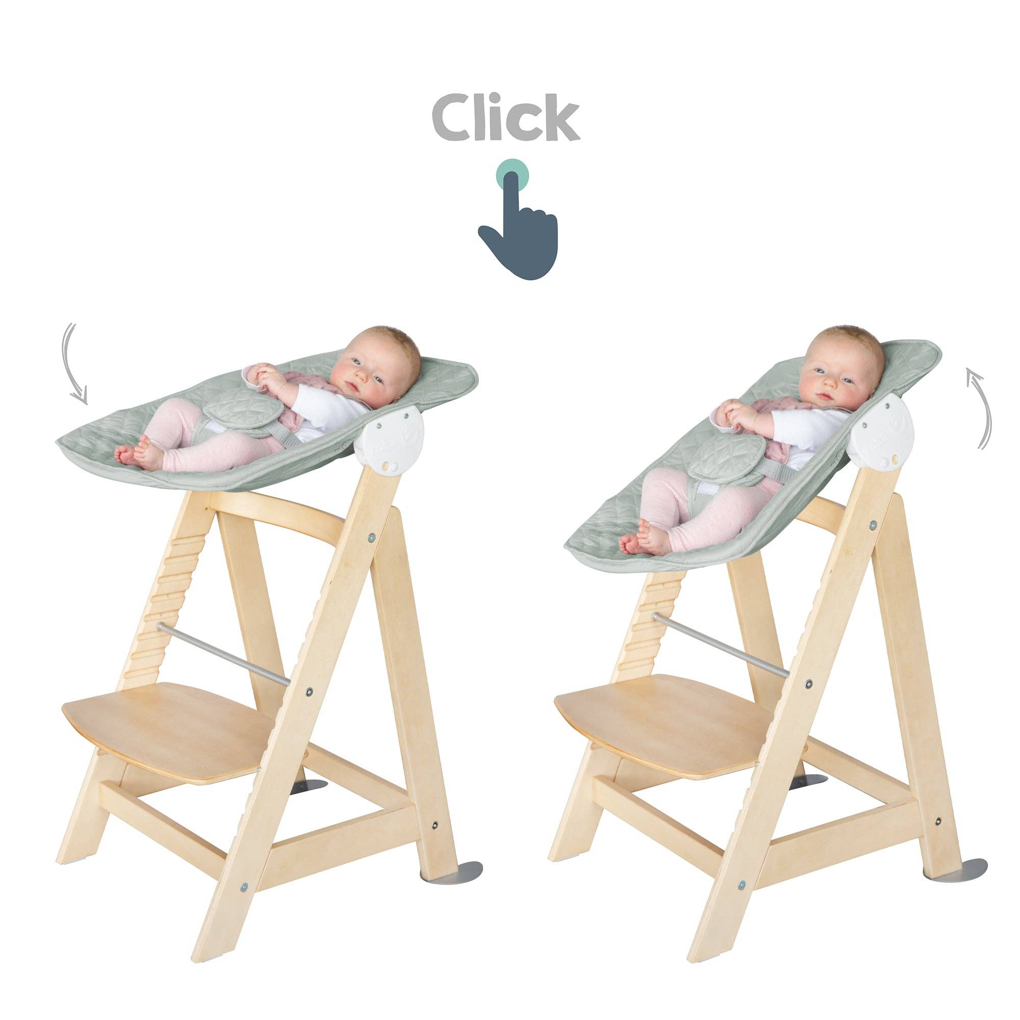roba kids - Wholesale Highchair - Baby - ROBA 'Born Up' 2-in-1 stair high chair set, natural10