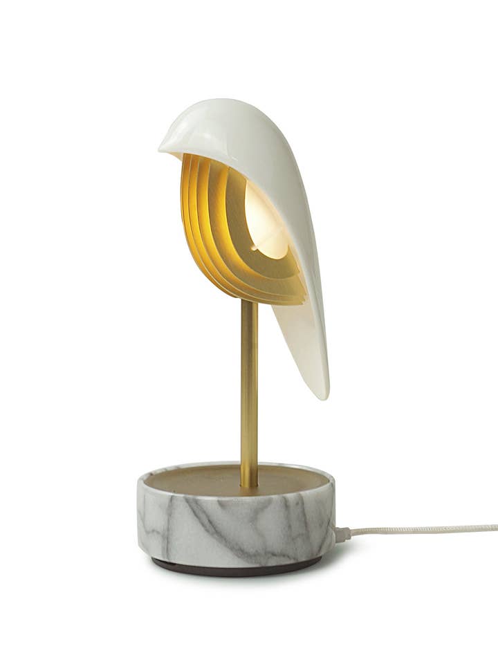 Alarm Clock + Light CHIRP White for wholesale by VICI Brands: Premier Design Kids Goods 🌍