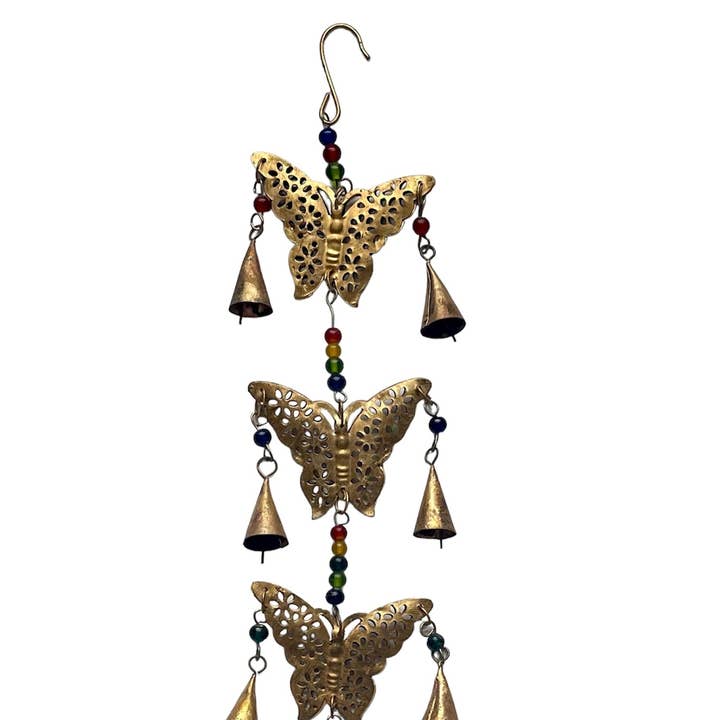 Hopes Unlimited - Wholesale Wind Chime - Three Butterflies Wind Chime0
