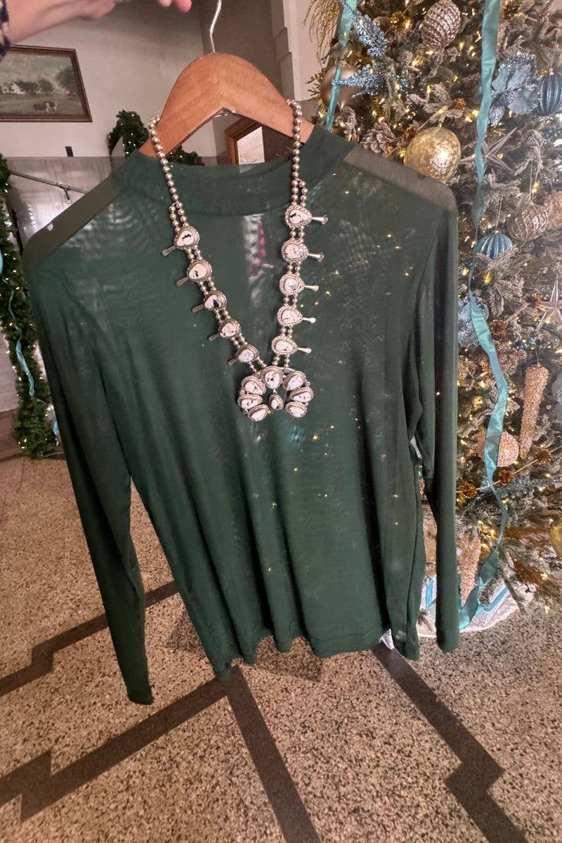 Sterling Kreek – wholesale Blouse – Women’s – Meshed Out Green4