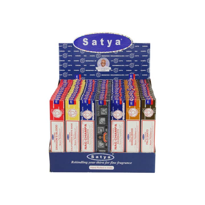 Cubby House - Wholesale Retailer Display - Home & Living - Satya Incense Display Pack 6 Asstd