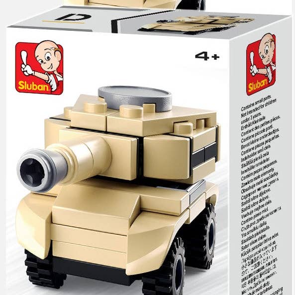 Texas Toy Distribution - Wholesale Building Set - Kids - Builder Military Building Brick Display Set, x2 of each kit6