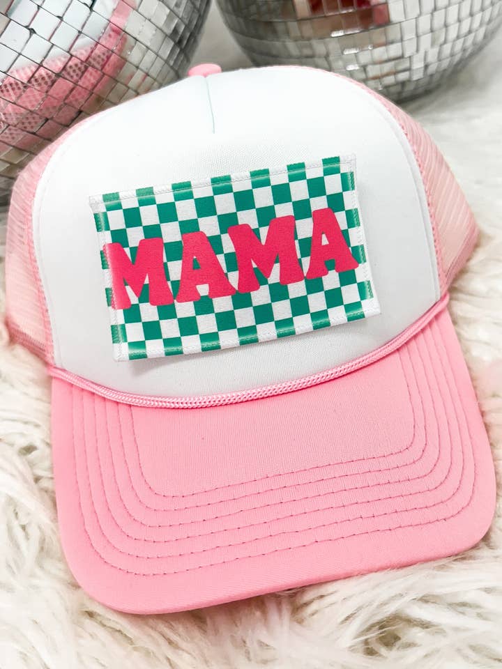 Cappelli da camionista a quadretti Mama per la vendita all'ingrosso da parte di Hart and Hollow