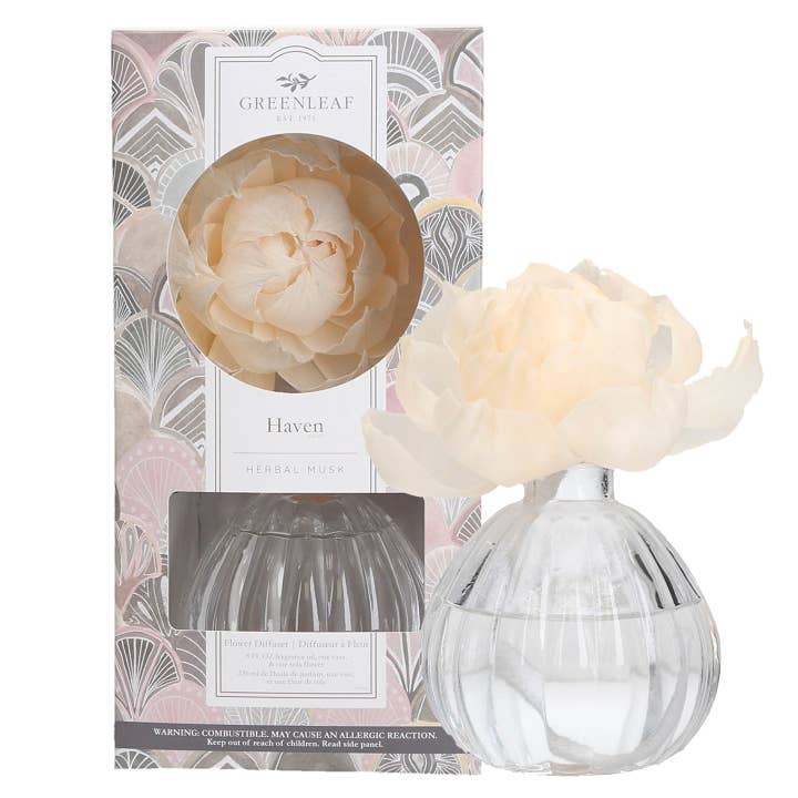 Greenleaf Gifts - Wholesale Reed Diffuser - Haven Flower Diffuser 4 Pack